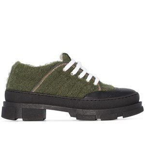 Ganni -- Chunky Low-Top Sneakers, Size 6